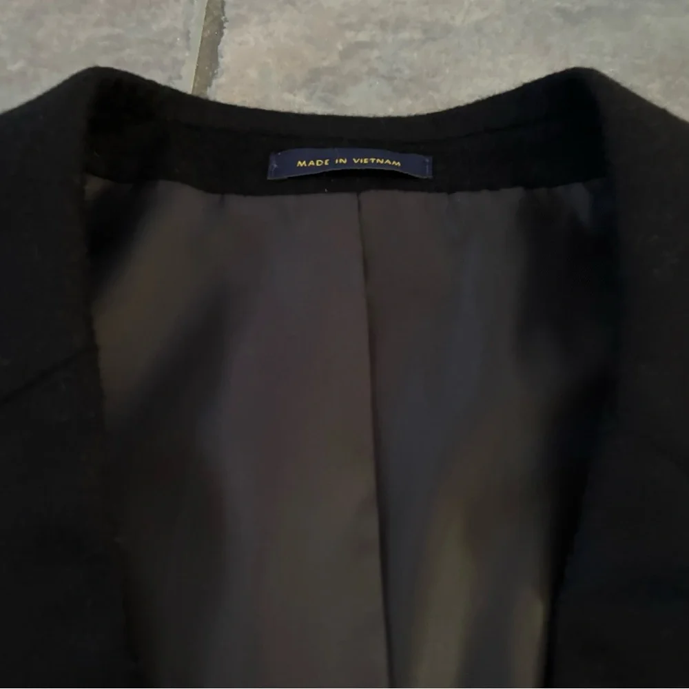 Club Room Cashmere Blazer Macys Men’s 42 Short Solid Black‎ Sport Cost 2 Button